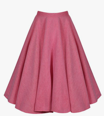 pink swing skirt