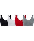 Rhonda Shear 4-pack Original Ahh Bra Black/White/Red/Grey