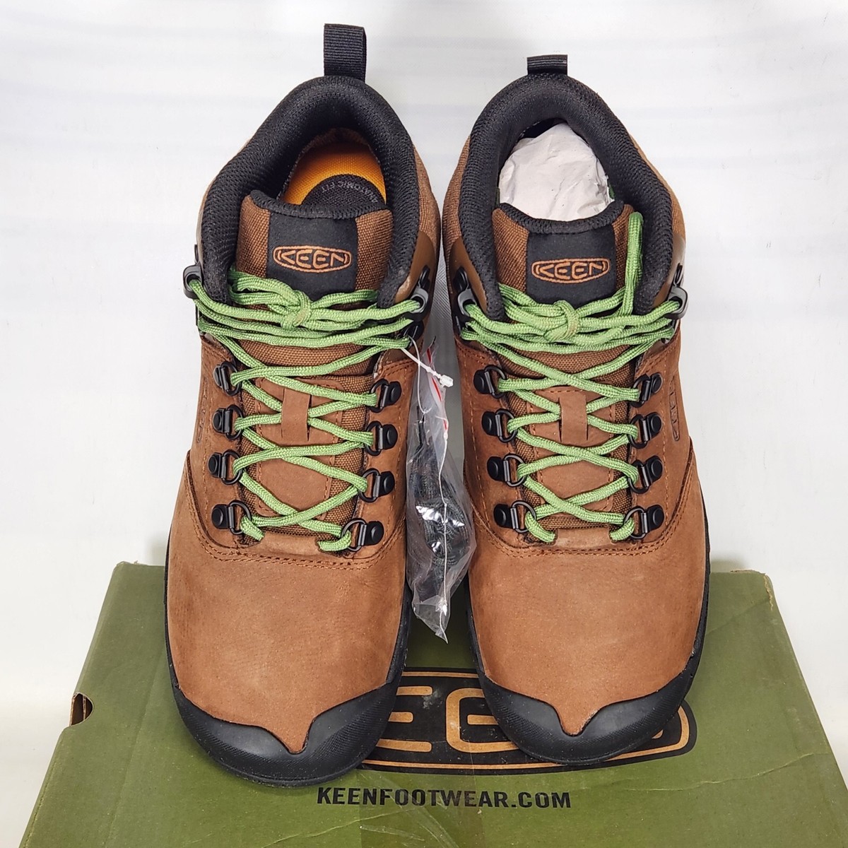 Size 9.5 - KEEN NXIS Explorer Mid Waterproof - Bison / Campsite - Womens View 3