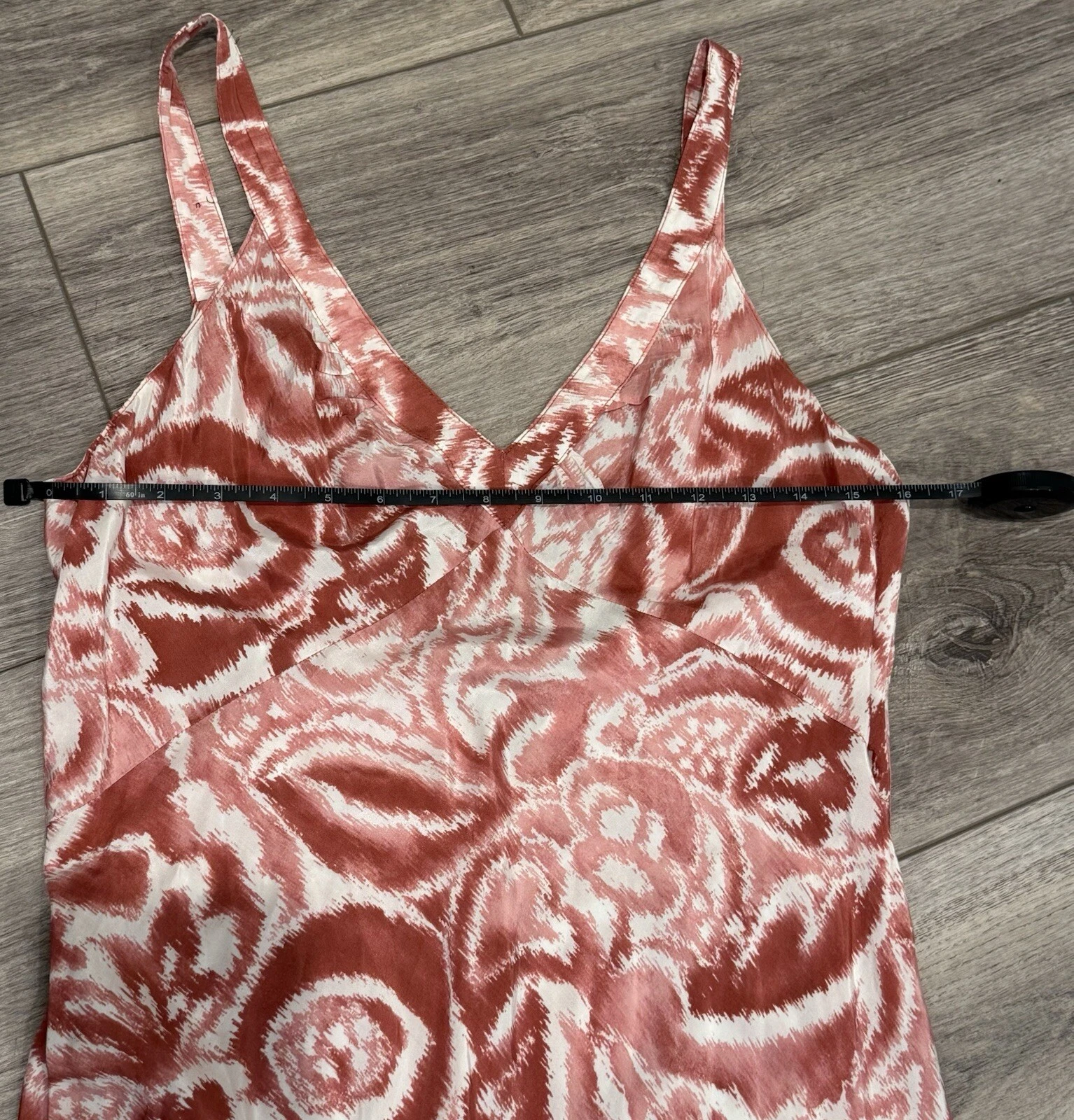 UNDERCOVER Abito Victoria’s Secret maxi seta cotone floreale taglio basso schiena taglia media