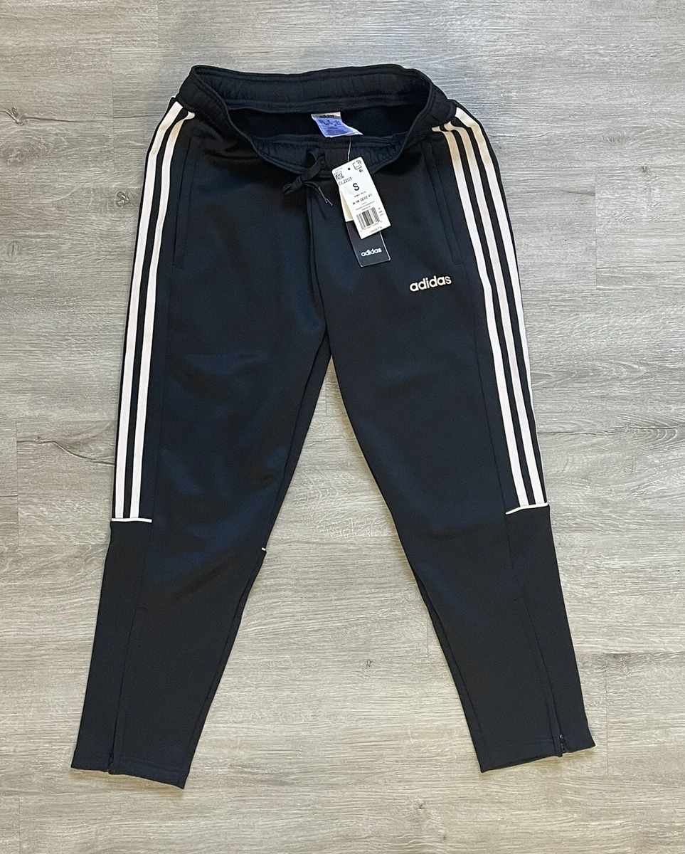 Adidas Intuitive Warmth Sereno Training Pants Black Pink Tint Stripes Small NWT