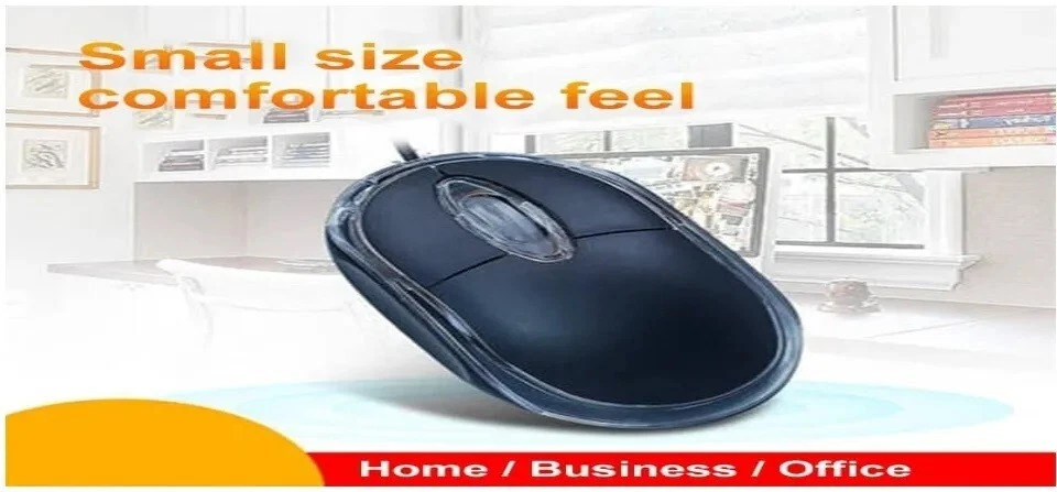 Wired Mouse USB LED Optical Wheel Mouse For PC/Laptop/Notebook - Image 3 of 4