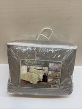 Serenta Damask Oversized 4-piece Bedspread Set Ash Gray 110  X 120  Queen