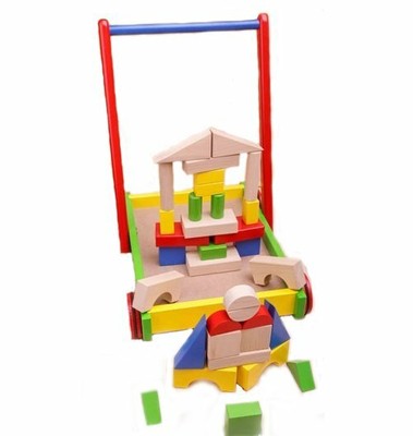baby walker with building blocks