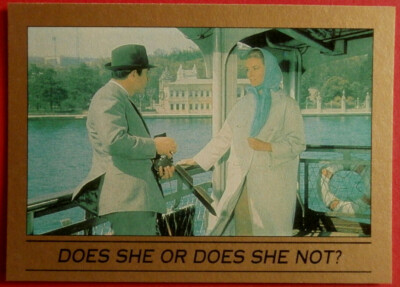 JAMES BOND - From Russia With Love - Karte #038 - DOES SHE OR NOT? - Eclipse 1993