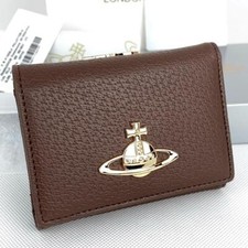 Vivienne Westwood Gamaguchi threefold wallet Color Brown 11cm  9cm  3cm