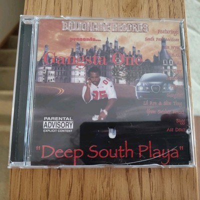 Gangsta One Deep South Playa CD 2001 Rap Hip Hop SPM ESG 1 Day Shipping