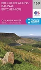 OS Landranger Map 160 Brecon Beacons Bannau Brycheiniog Ordnance Survey