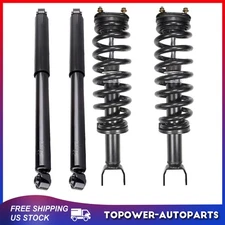 Set of 4 (2) Front Struts Coil Springs + (2) Rear Shocks For 2006-2008 Ram 1500