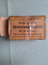 Seltenes historisches Tarot "Das gro&szlig;e Wahrsagespiel" von 1940 Pallas Druckerei