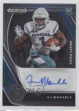 2021 Panini Prizm Draft Picks Draft Picks Auto CJ Marable #DPA-CJM Auto 1em1