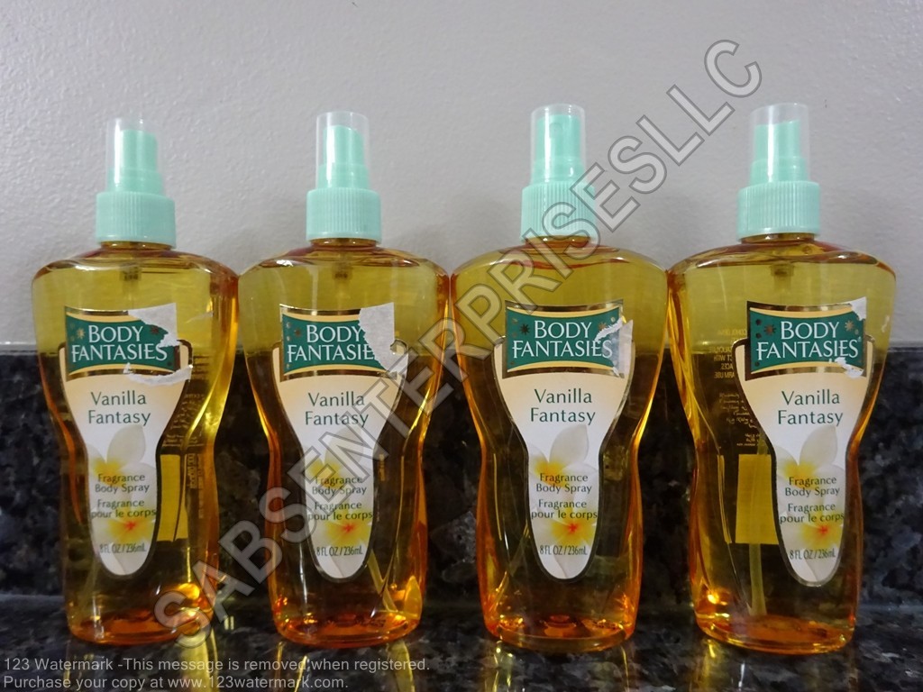 4 Body Fantasies VANILLA FANTASY Fragrance Perfume Mist Body Spray