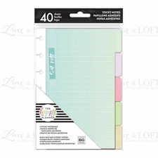 Me & My Big Ideas The Happy Planner Sticky Notes 40 Sheets Tabs