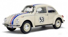 VW Käfer 1303 Herbie #53 1:18 White Blue Diecast Model Car | Solido