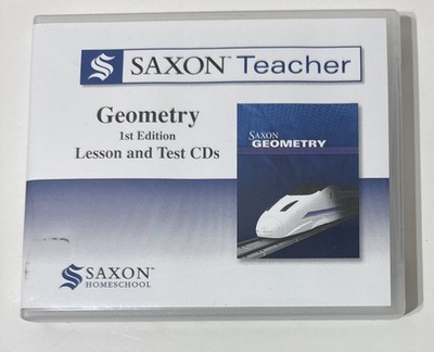 Saxon Teacher Geometry Homeschool Saxon Geometry 1st Edition Lesson & Tests CDs