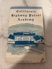 CHP California Highway Patrol Academy Vintage Paper Notebook