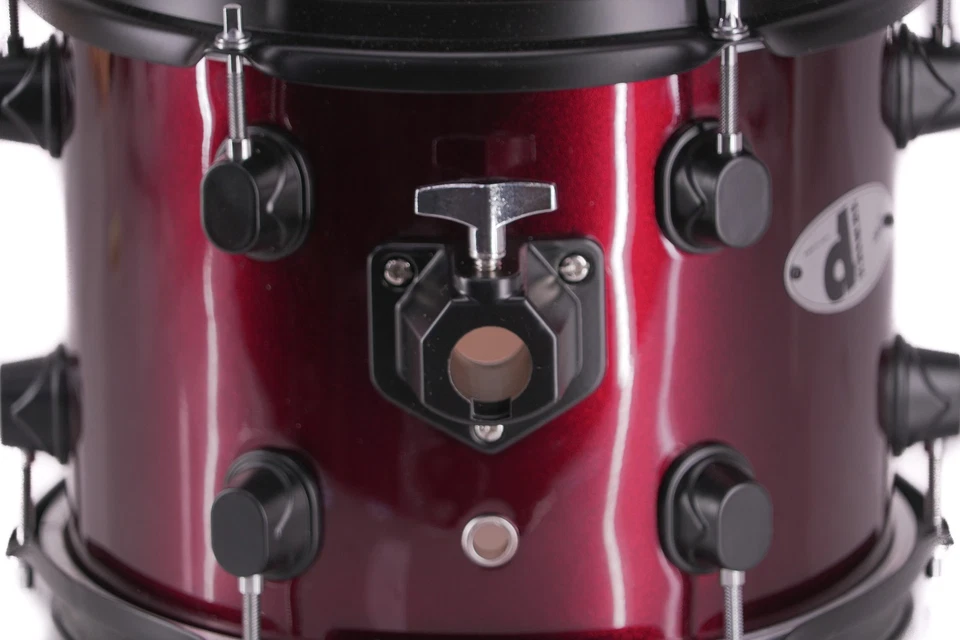 d2 Series by ddrum 10" x 8" Rack Tom – Red Sparkle – Open Box – FREE SHIPPING - Image 4 of 4