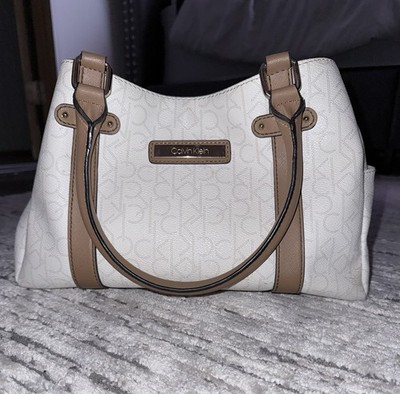 Calvin Klein Hudson CK Monogram Satchel