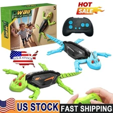 Wall Climbing RC Chameleon Toy for Kids, Rechargeable Remote Control Lizard