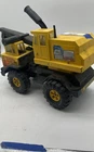 Vintage Tonka Yellow Black Diecast Turbo Diesel Construction Mighty Crane Truck