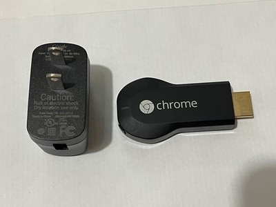 Google Chromecast (1st Gen) Streaming Media Player H2G2-42 w/OEM power adaptor