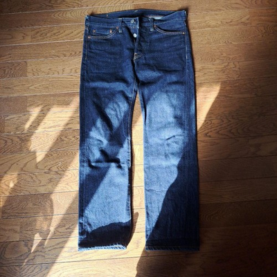 #ad #ad Dark Blue Straight Leg Pants $175.45