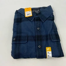 Carhartt Men's TW4451-M Loose Fit Heavyweight Flannel Long-Sleeve Plaid Size XXL