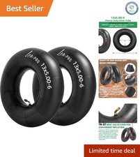 13x5.00-6 Heavy-Duty Inner Tubes with TR87 Valve Stem - 2 Pack Replacement