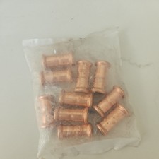 FLOWFLEX M-PRESS 15MM COUPLER / SOCKET WATER PRESS FITTING PACK OF 10 CRIMPED 