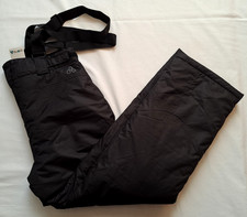 SPORTS Herren Damen Schnee- Skihose Latzhose Gr.M Polyester s. dicht schwarz NEU