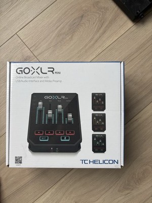 TC Helicon GO XLR Mini USB Audio Interface Online Broadcast Mixer Midas Preamp