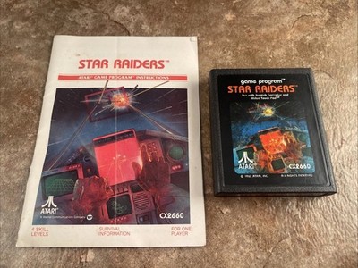 Atari 2600 Star Raiders CX2660 Game Program Instructions Manual Cartridge