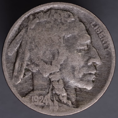 1924-D Buffalo Nickel F+      (B)