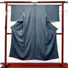 Japanischer Kimono 'IROMUJI' Seide/Grau/Traditionell/Geschichte/Länge:148...