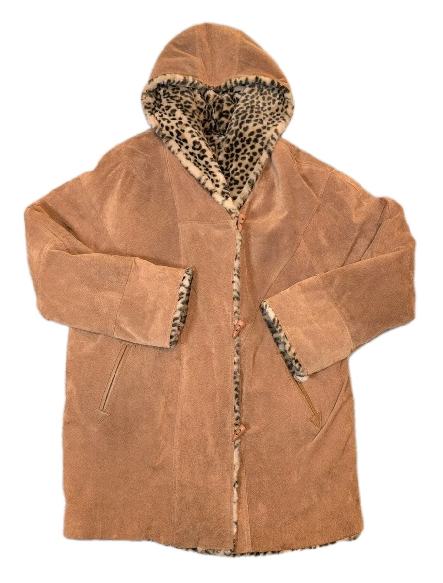 Faux Fur Suede Vintage Coats, Jackets & Vests for Women for sale