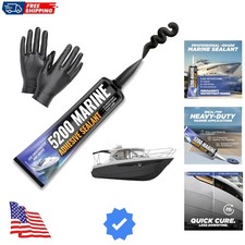 Black 5200 Marine Sealant - Fast Cure, High Bond Strength, UV Resistant Unde...