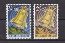 Belgium    B731-2 MNH, Peace Bell, 1963