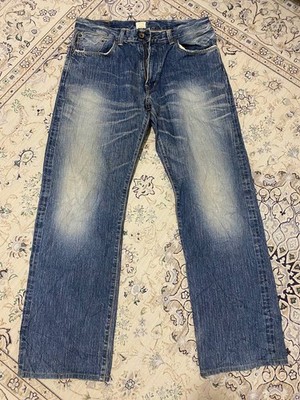 Vintage EDWIN 505Z Red Selvedge Denim Jeans Pants W34 L43 Actual Japan Made