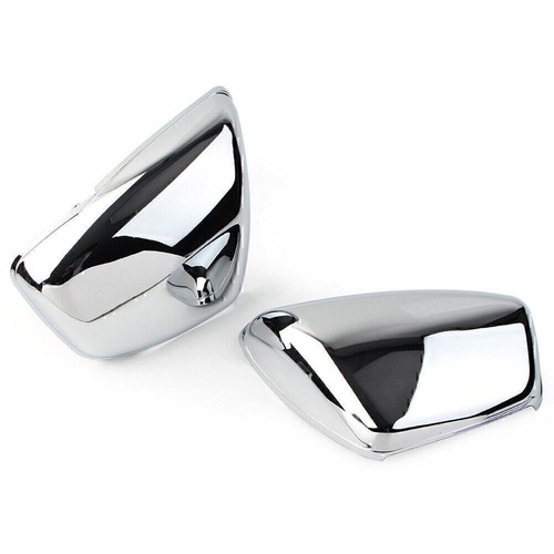 2PCS Chrome Side Panel Cover For 1984-UP Yamaha XV 700 750 1000 1100 Virago - Zdjęcie 5 z 5