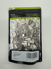 True Cable Cat6/6A Pass Through RJ45 Connectors Shielded 100 PCS