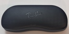 Ray-Ban Black Case Carbon Fiber Look Eyeglass Eyewear Sunglass Clam Shell Hard
