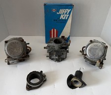 Vtg Used Mikuni Solex Misc. Carburetors-parts Lot Kit Oem Yamaha Motorcycle