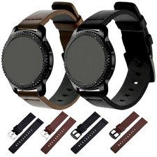 Genuine Leather Watch Band Wrist Strap Quick Release 18mm 20mm 22mm 24mm