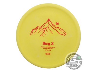 NEW Kastaplast K3 Berg X 173g Yellow Red Stamp Putter Golf Disc