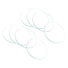 8 pezzi lente cristallo vetro orologio 37,5 mm lente cerchio cupola singola per orologiaio