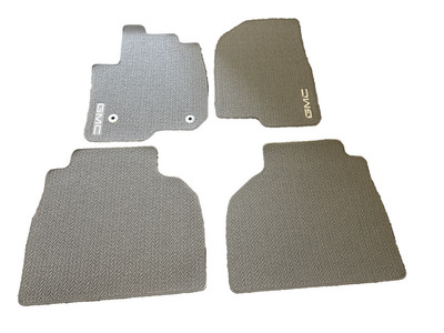 2019-2026 GMC Sierra Factory Front & Rear CARPET Floor Mats 85078895 BLACK OEM