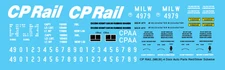 N Scale - CP Rail (MILW) 4 Door Auto Parts Box Car Red/Sliver