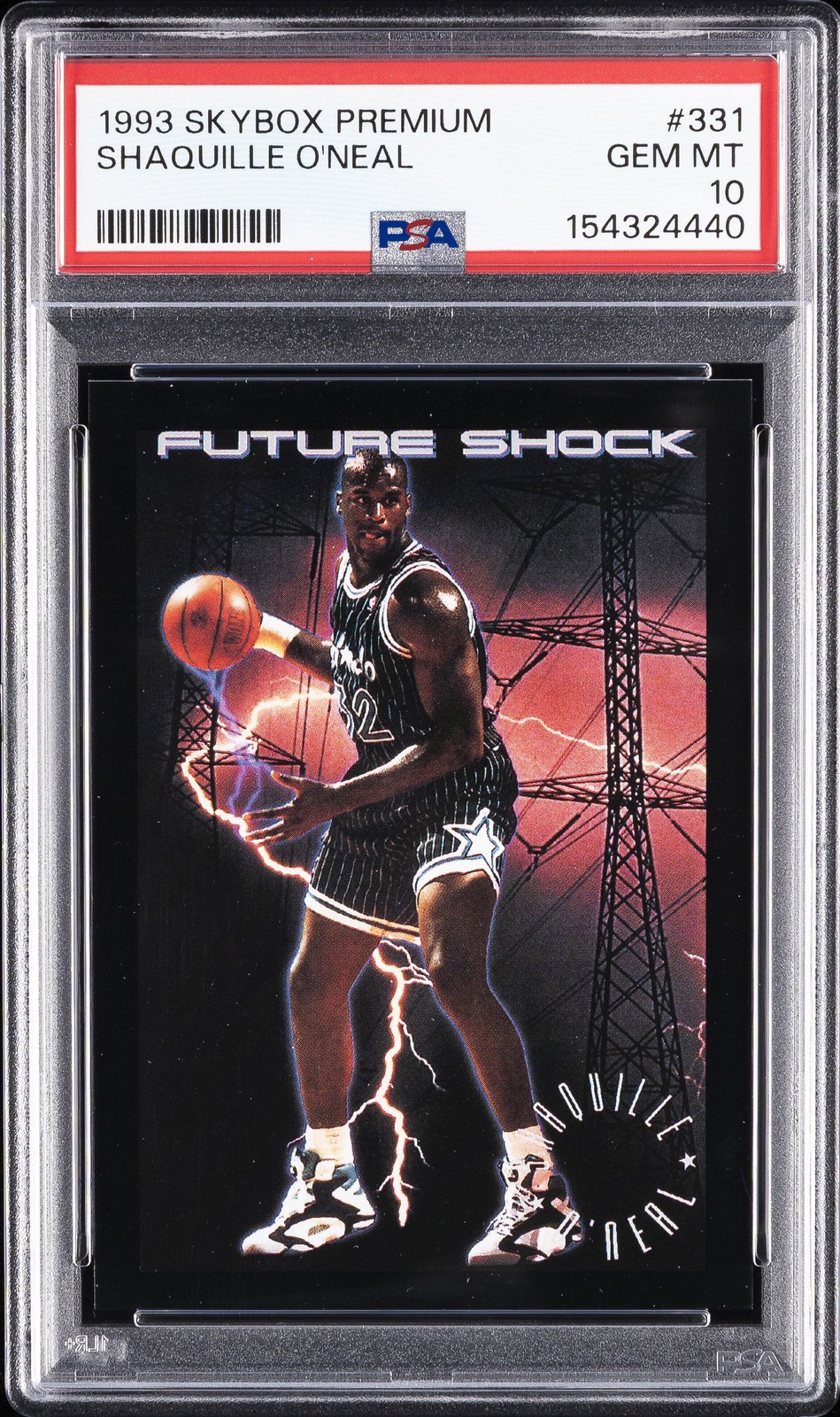 1993 SKYBOX PREMIUM #331 SHAQUILLE O'NEAL PSA 10