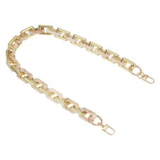 Purse Chain Strap, 23.6 Inch Acrylic Strap Replacement for Handbag, Beige
