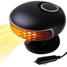 Portable Car Heater for Vehicle  12V That Plugs Into Black
